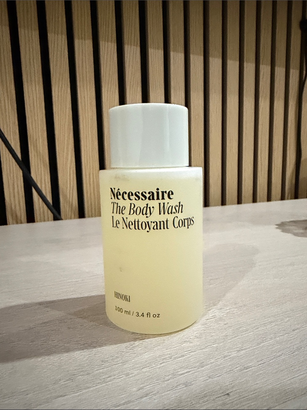 Necessaire Body Wash - Hinoki Scent (Yellow) travel size